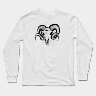 Goat Skull Long Sleeve T-Shirt